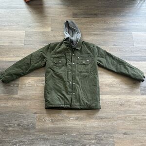 Green Dickies Hoodie Style Jacket